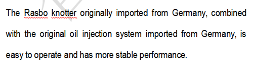 चौकोर बेलर तीन रस्सियाँ Square Baler Three Ropes